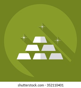 Flat modern design with shadow  Icon Casino Jackpot