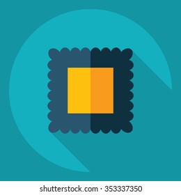 Flat modern design with shadow  Icon pasta