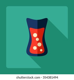 Flat modern design with shadow  Icon water