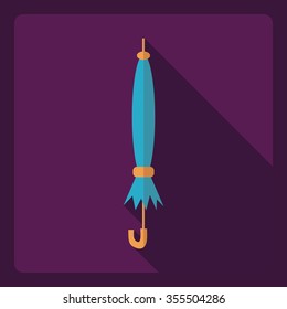 Flat modern design with shadow  Icon umbrella