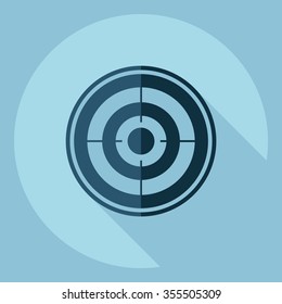 Flat modern design with shadow  Icon sight