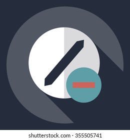 Flat modern design with shadow  Icon pills