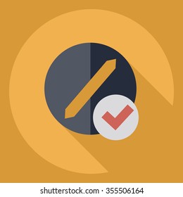 Flat modern design with shadow  Icon pills