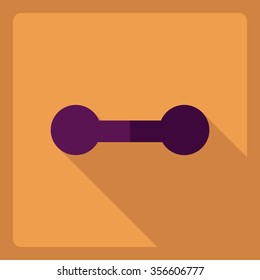 Flat modern design with shadow  Icon weight
