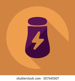 Flat modern design with shadow  Icon Sports nutrition