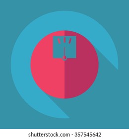 Flat modern design with shadow  Icon scales