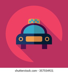 Flat modern design with shadow Icon  