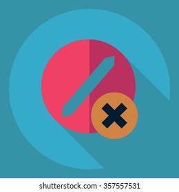 Flat modern design with shadow  Icon pills