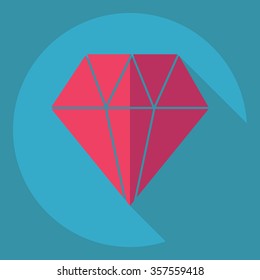Flat modern design with shadow  Icon slots