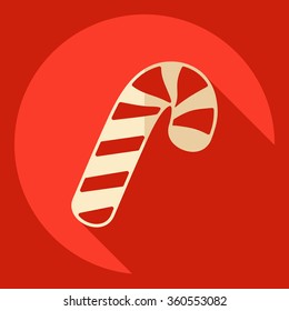 Flat modern design with shadow  Icon candy