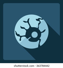 Flat modern design with shadow  Icon potion