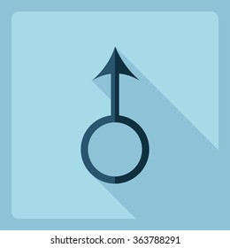 Flat modern design with shadow  Icon masculine feminine