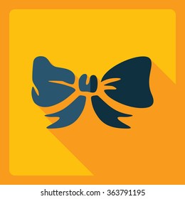 Flat modern design with shadow  Icon Christmas decoration