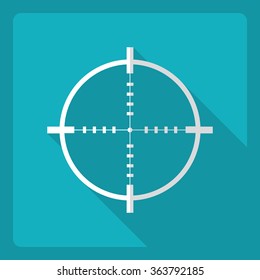 Flat modern design with shadow  Icon sight