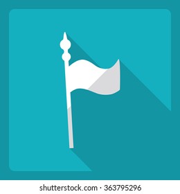 Flat modern design with shadow  Icon medieval