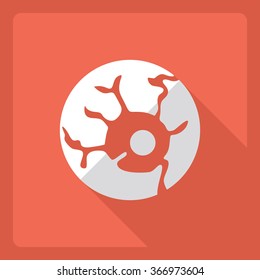 Flat modern design with shadow  Icon potion