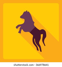 Flat modern design with shadow  Icon medieval