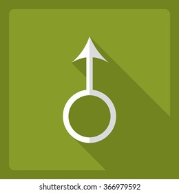 Flat modern design with shadow  Icon masculine feminine