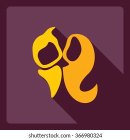 Flat modern design with shadow  Icon babies