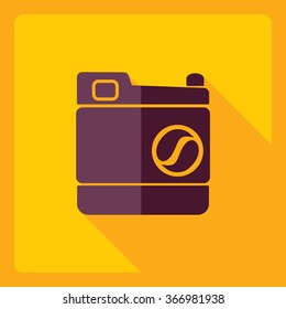 Flat modern design with shadow  Icon camera