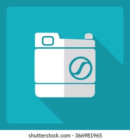 Flat modern design with shadow  Icon camera