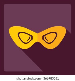 Flat modern design with shadow  Icon Sun glasses