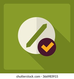 Flat modern design with shadow  Icon pills