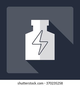 Flat modern design with shadow  Icon Sports nutrition
