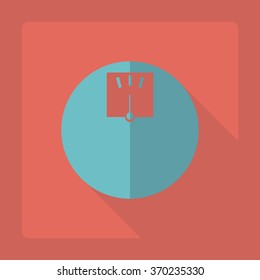 Flat modern design with shadow  Icon scales