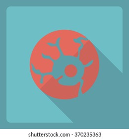 Flat modern design with shadow  Icon potion
