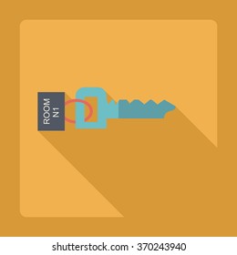 Flat modern design with shadow Icon  