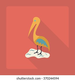 Flat modern design with shadow Icon  