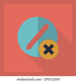 Flat modern design with shadow  Icon pills