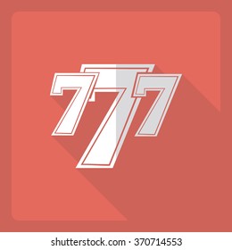 Flat modern design with shadow  Icon slots