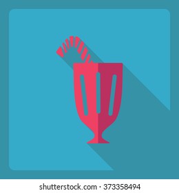 Flat modern design with shadow  Icon lemonade