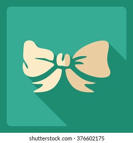 Flat modern design with shadow  Icon Christmas decoration