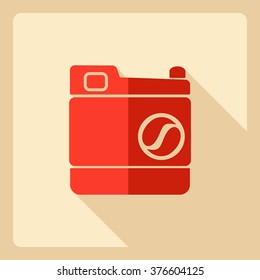 Flat modern design with shadow  Icon camera