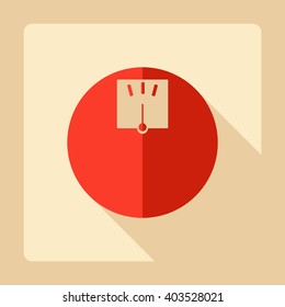 Flat modern design with shadow  Icon scales