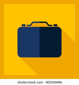 Flat modern design with shadow  Icon case