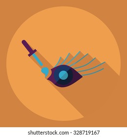 Flat modern design with shadow  IconEye drops