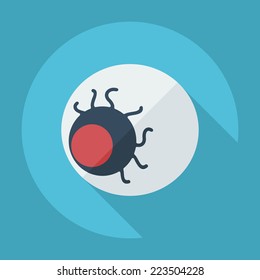 Flat modern design with shadow icons for web design and mobile applications, SEO. search Engine Optimization: eye halloween
