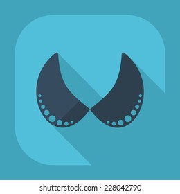 Flat modern design with shadow icons for web design and mobile applications, SEO. search Working Optimization: brassiere