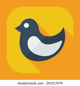 Flat modern design with shadow icons business icon