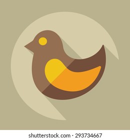 Flat modern design with shadow icons business icon