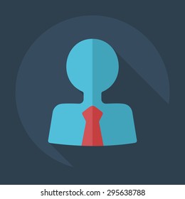 Flat modern design with shadow icons business icon