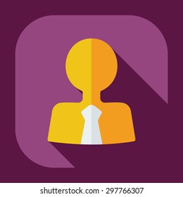 Flat modern design with shadow icons business icon