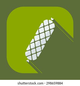 Flat modern design with shadow icons sausages