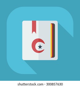 Flat modern design with shadow icons Curran