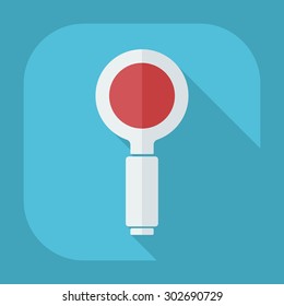Flat modern design with shadow icons business icon