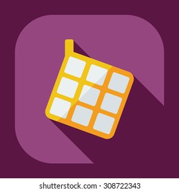 Flat modern design with shadow icons potholder